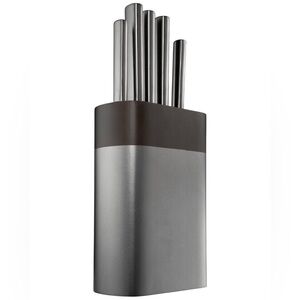 Cusine Pro Daisho Nara Japanese Knife Block Set in Graphite Silver NEW IN BOX